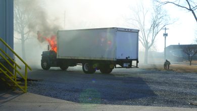 Bacon Street Truck Fire