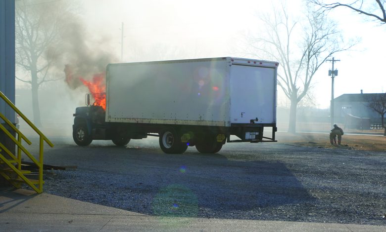 Bacon Street Truck Fire