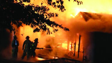 A Street Fire in Fairbury