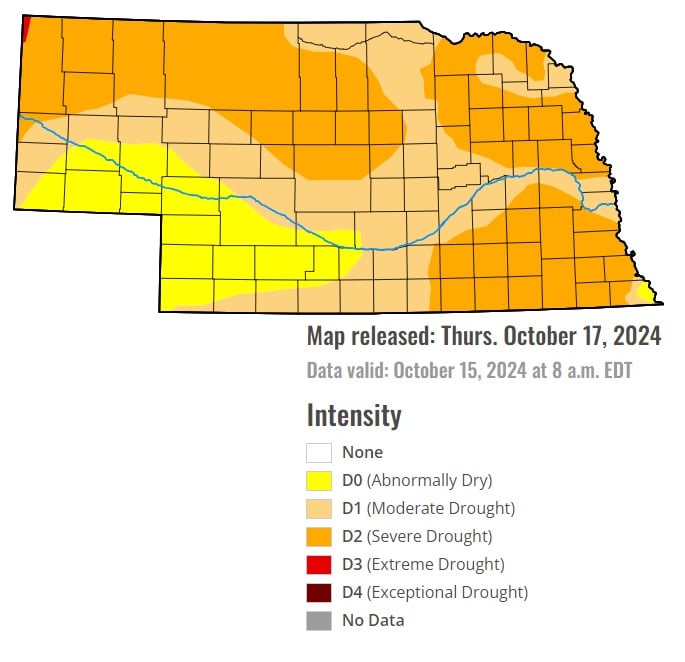 SE Nebraska Counties Designated Disaster Areas Due To Drought ...